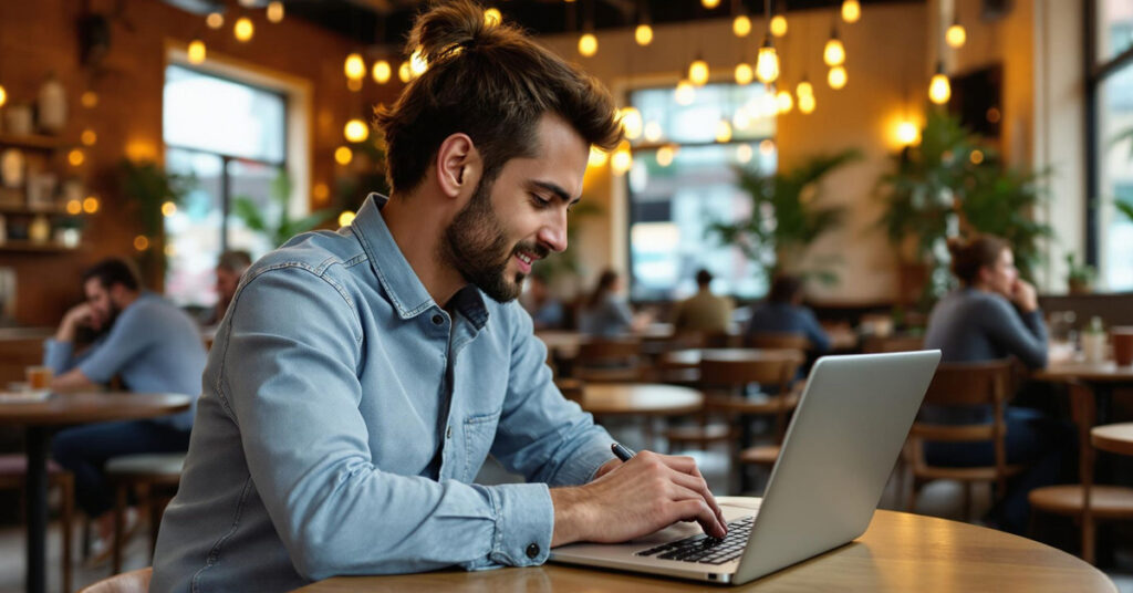 Lorton VA business owner creating local SEO content