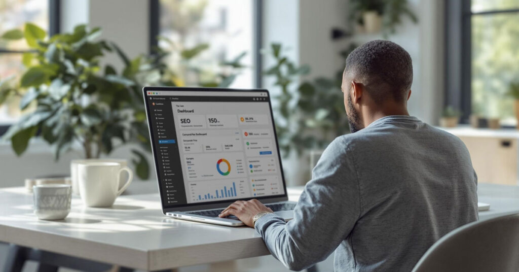 Local entrepreneur using SEO tools in Gunston Lorton VA