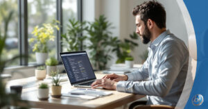 Business owner fixing off-page SEO Lorton VA