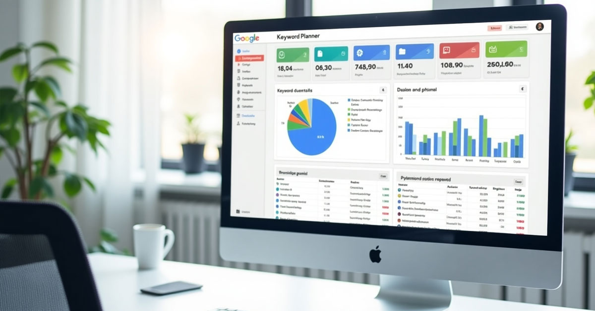 Google Keyword Planner dashboard for Lorton VA SEO research