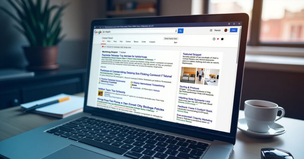 Example of featured snippet strategy for Lorton VA small businesses