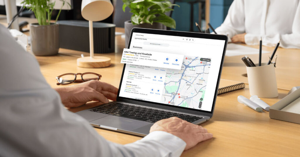 Visual of Google rankings showing local SEO importance for Lorton VA businesses