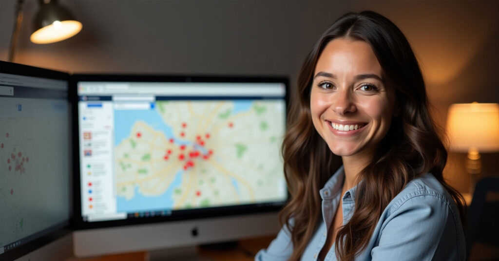 Marketer explaining local SEO keyword research for Lorton VA neighborhoods