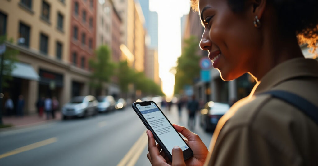 Local user performing mobile and voice search for Lorton VA business