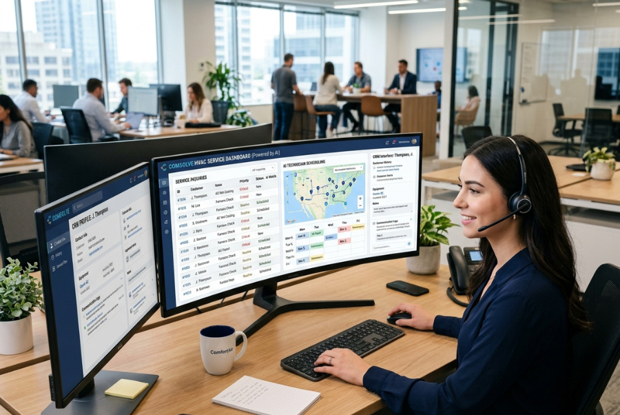 AI automation helping HVAC companies manage and convert leads