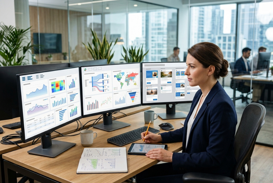 AI-powered advanced retargeting strategies dashboard improving website conversions