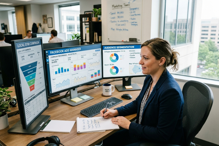 Facebook Ads lead generation strategy for Arlington VA businesses